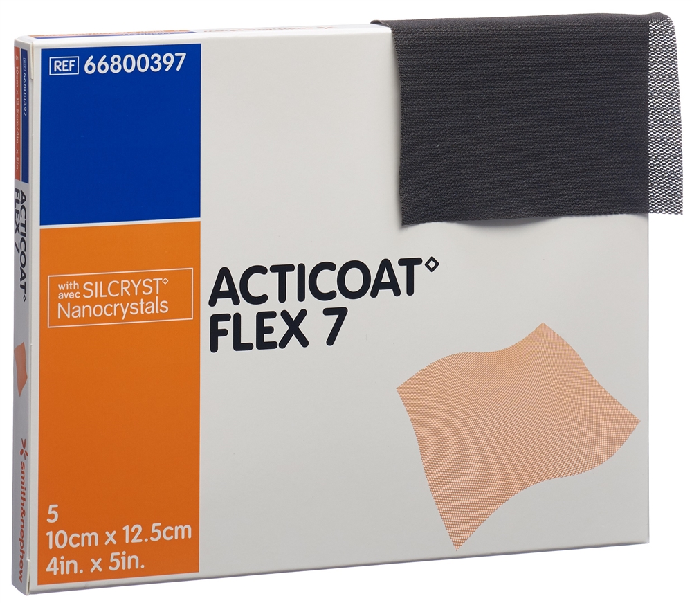 ACTICOAT FLEX 7 Wundverband 10x12.5cm 5 Stk