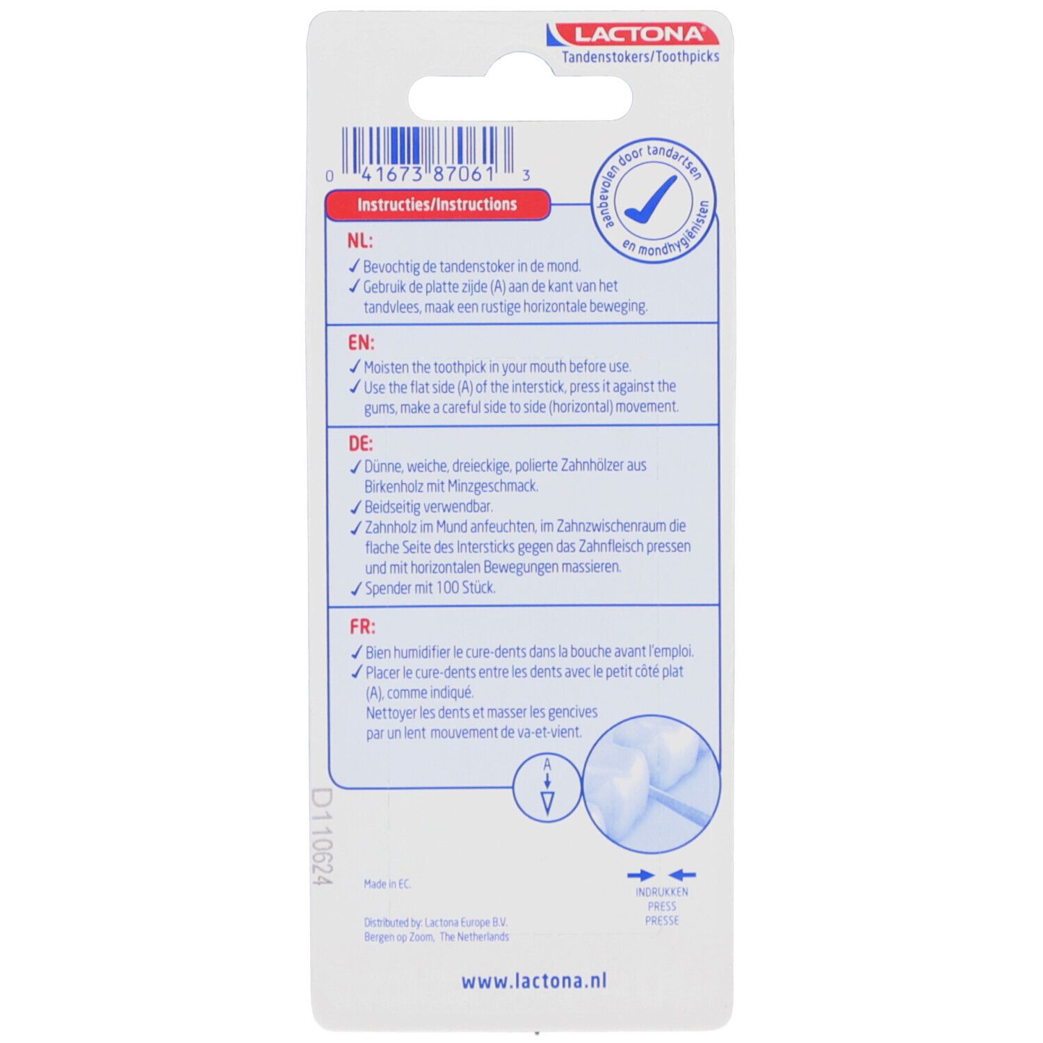 LACTONA Intersticks 60 Stk