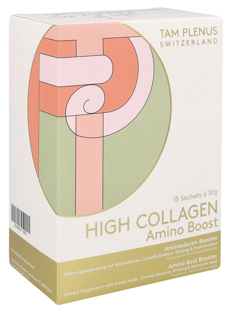 TAM PLENUS High Collagen Amino Boost Btl 15 Stk