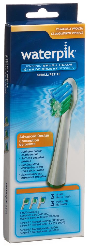 WATERPIK Aufsteckbürsten Small SRSB-3E 3 Stk