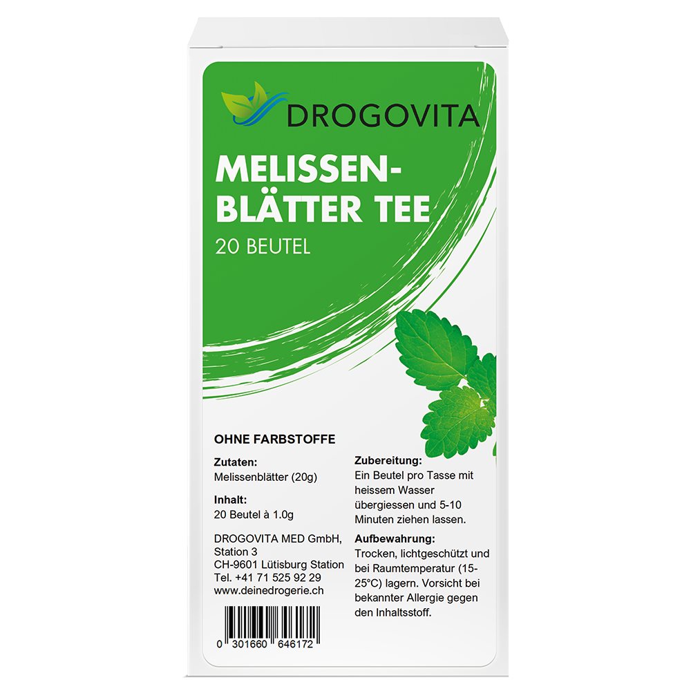 DROGOVITA Melissen Tee Btl 20 Stk