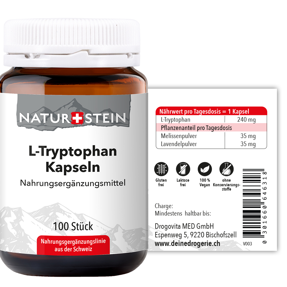 NATURSTEIN L-Tryptophan Kaps 240 mg 100 Stk