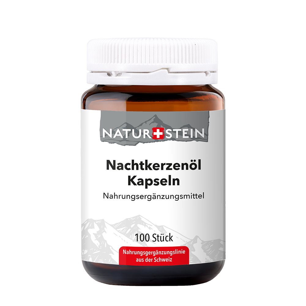 NATURSTEIN Nachtkerzenöl Kaps Glasfl 100 Stk