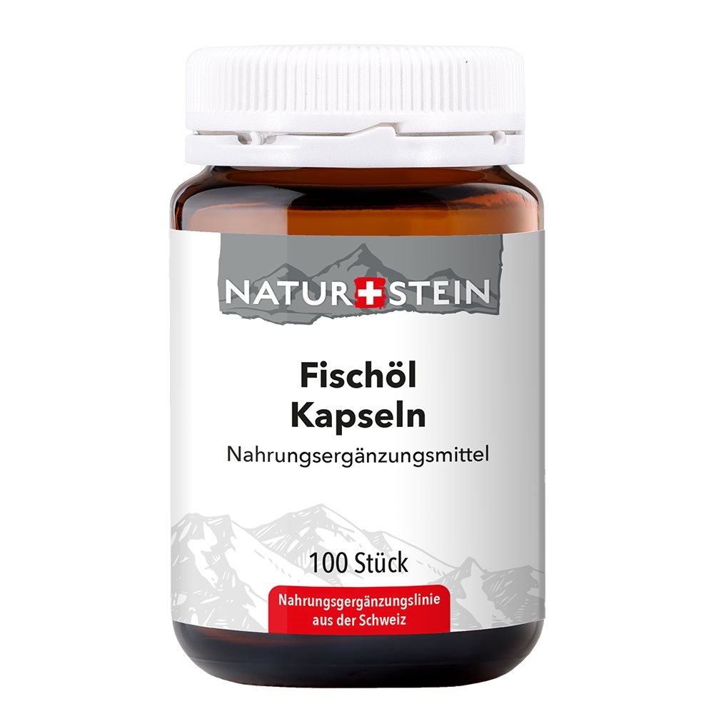 NATURSTEIN Fischöl Kaps Glasfl 100 Stk