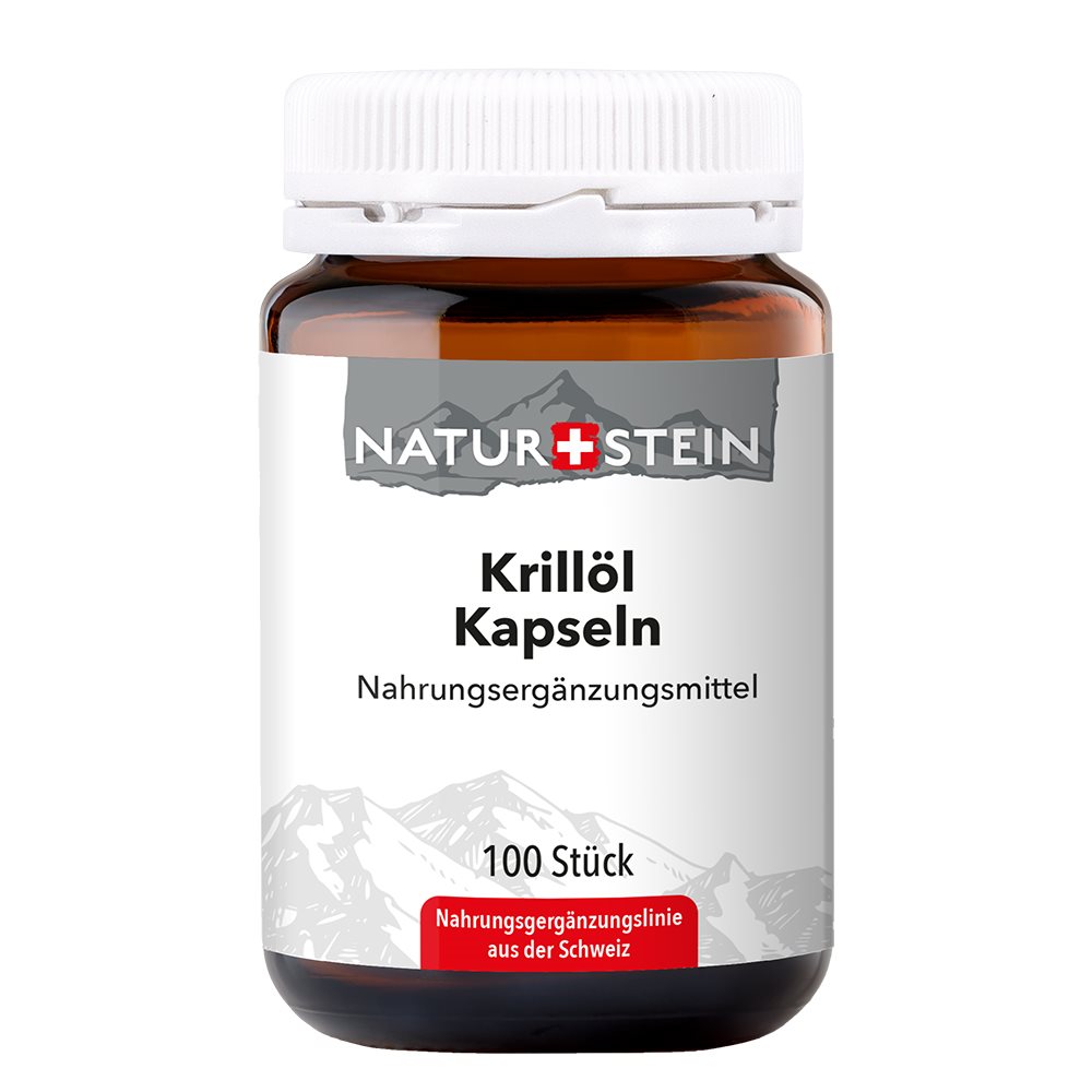 NATURSTEIN Krillöl Kaps Glasfl 100 Stk