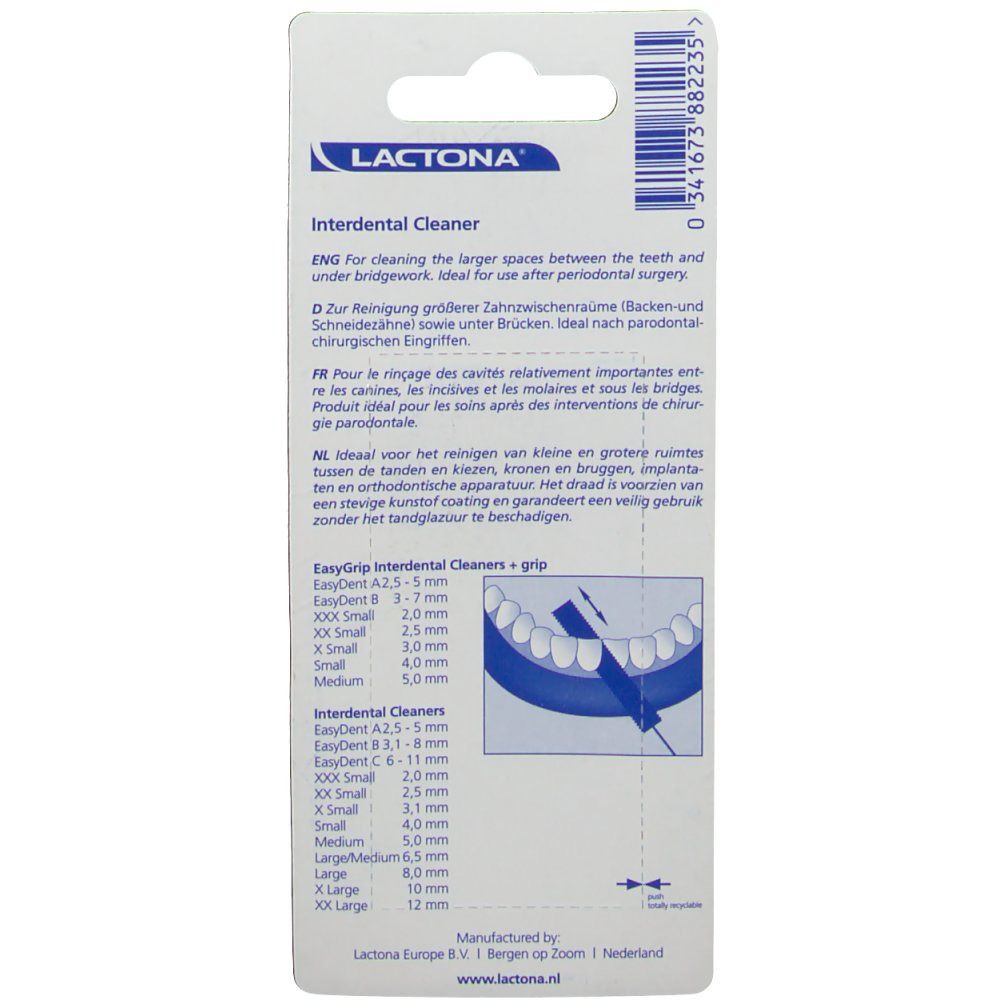 LACTONA Interdental Cleaners 3.1mm ex small 5 Stk