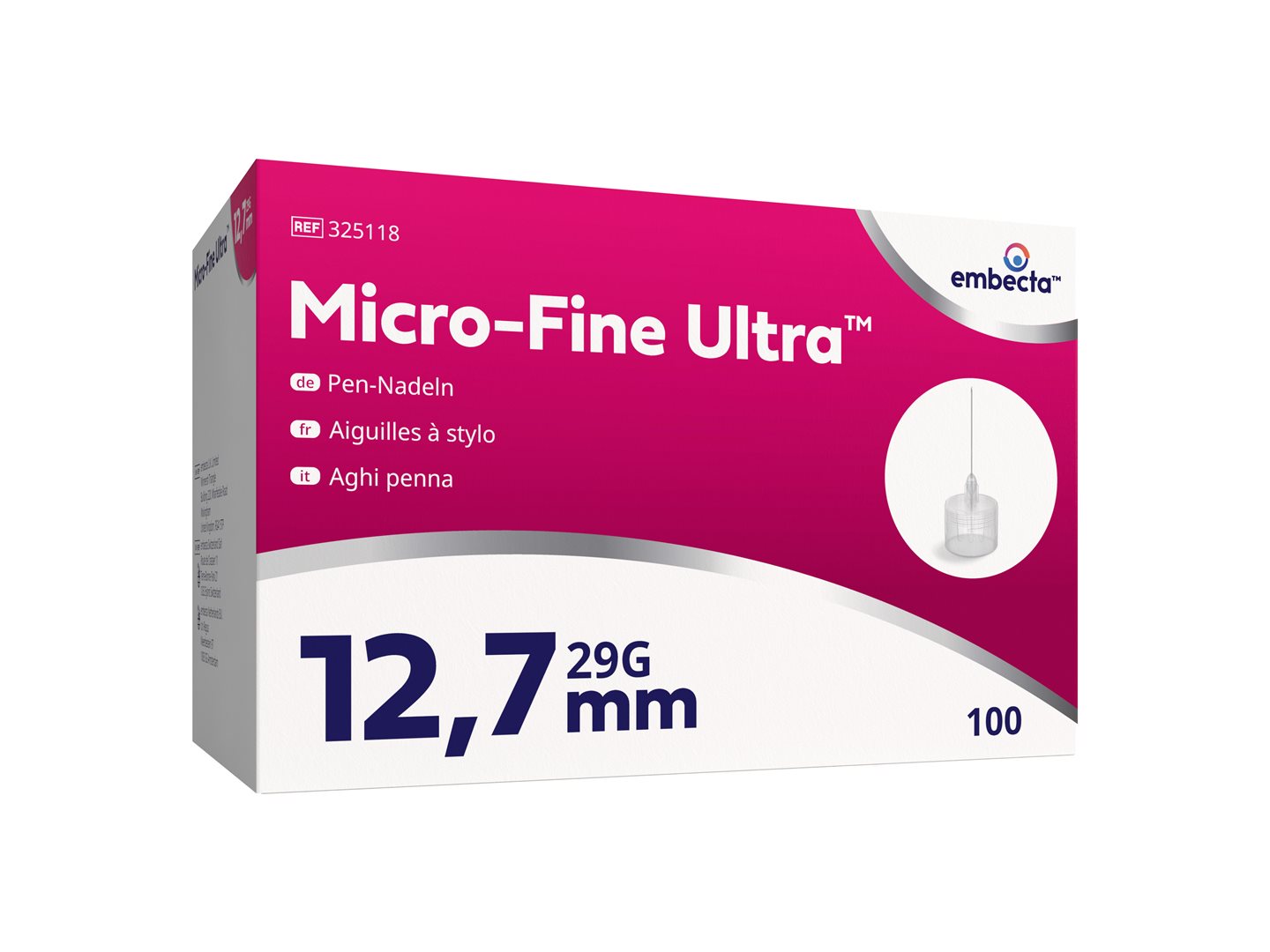 EMBECTA Micro-Fine Pen-Nadeln 12.7mm 100 Stk