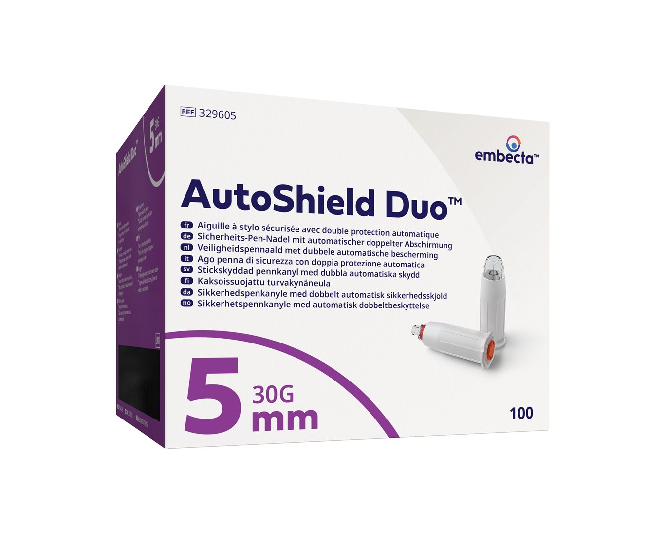 EMBECTA AutoShield Duo Sicherh-Pen-Nad 5mm 100 Stk