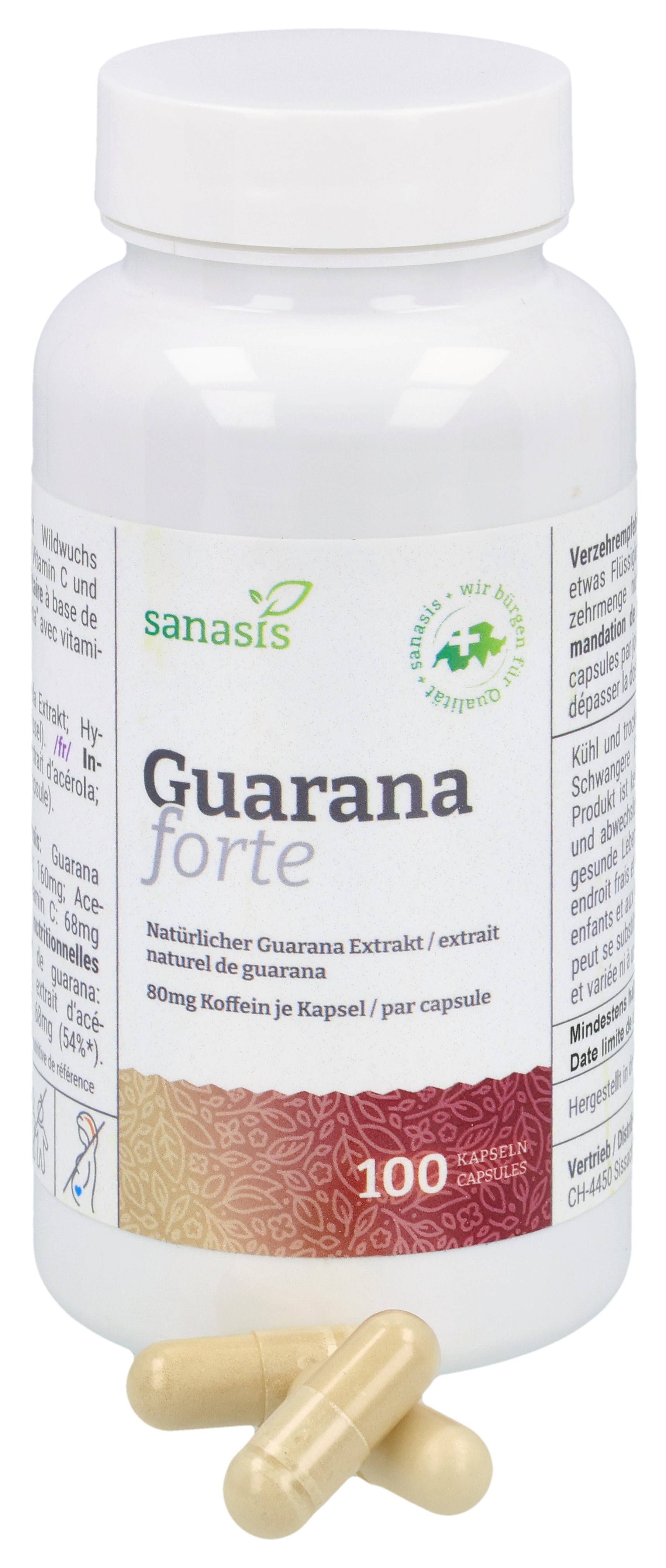 SANASIS Guarana Forte Kaps Ds 100 Stk