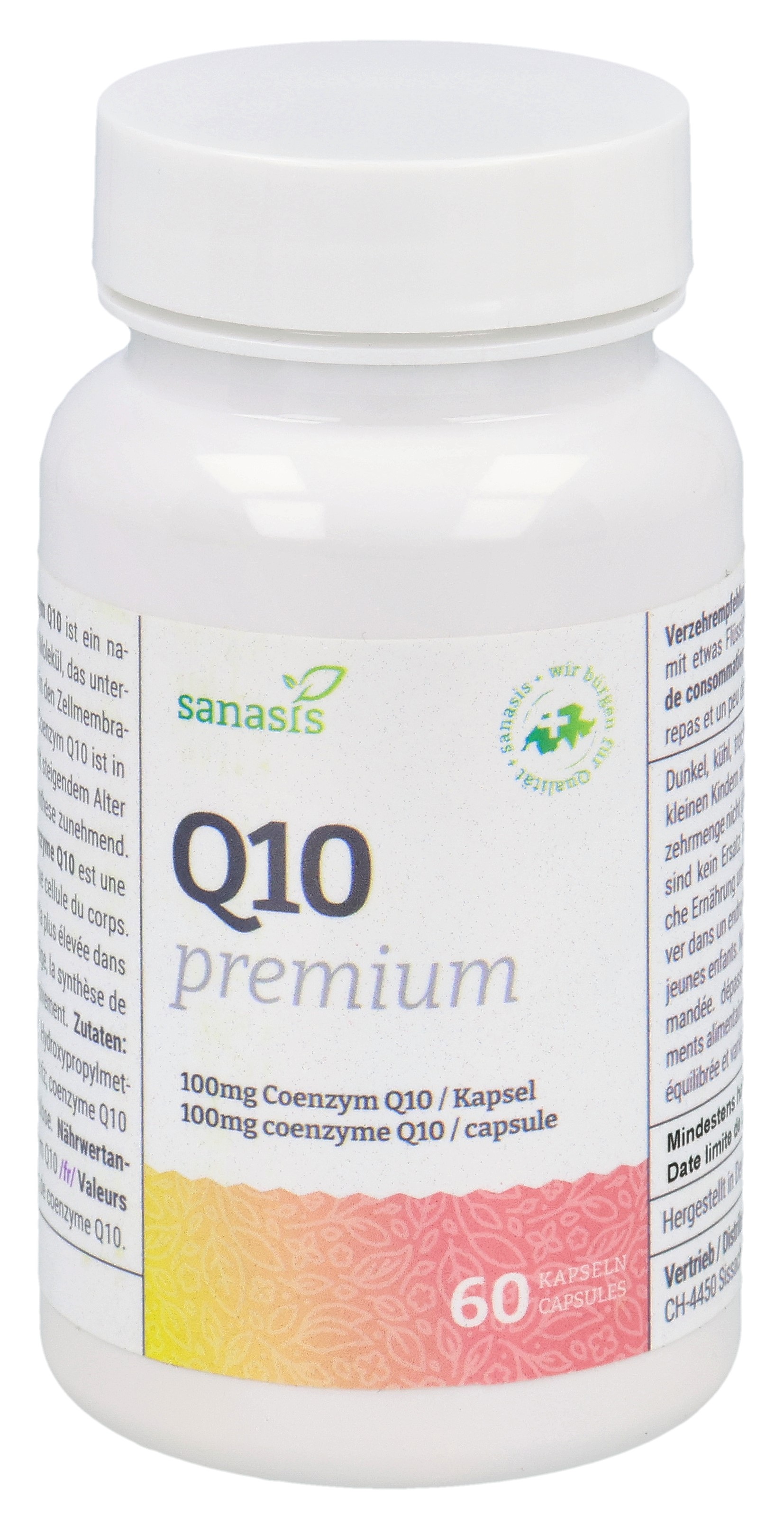 SANASIS Q10 premium Kaps 100 mg Ds 60 Stk
