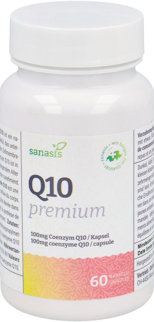 SANASIS Q10 premium Kaps 100 mg Ds 60 Stk