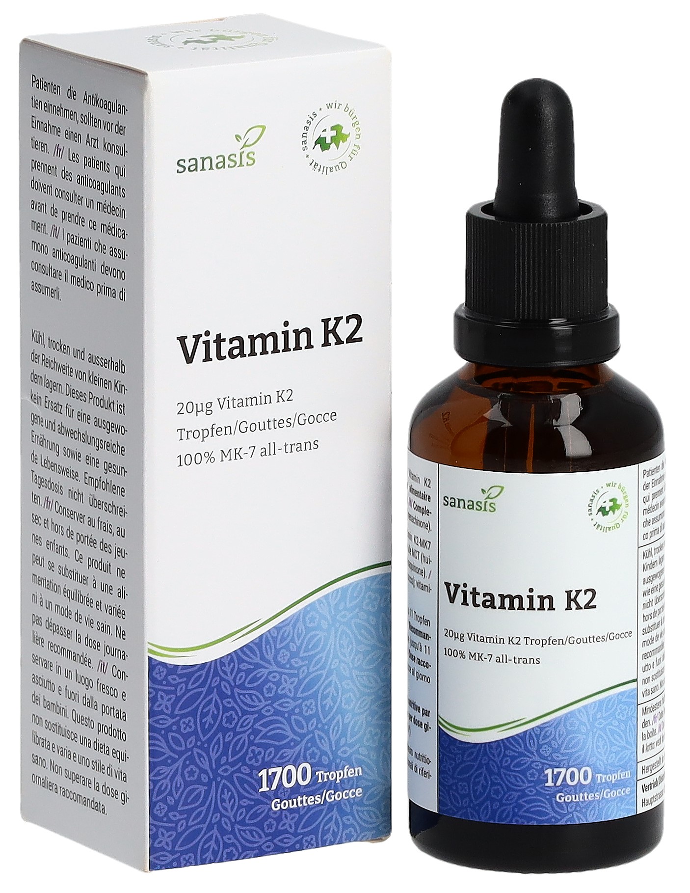SANASIS Vitamin K2 Tropfen Fl 50 ml
