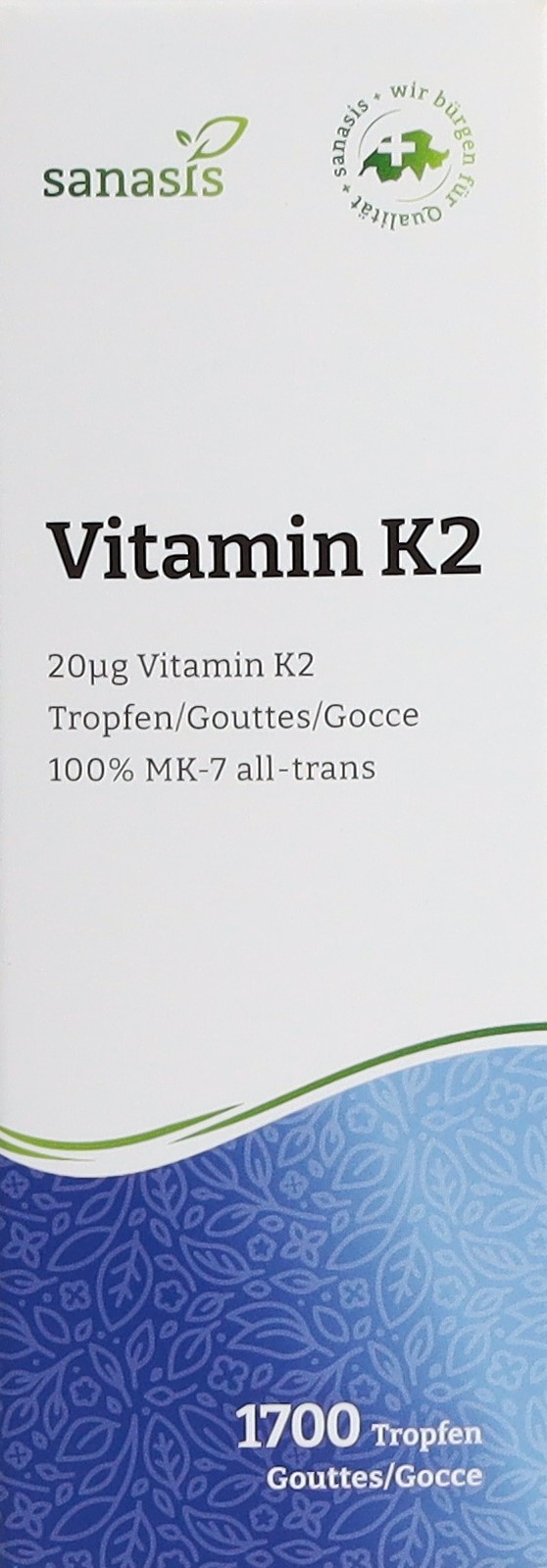 SANASIS Vitamin K2 Tropfen Fl 50 ml
