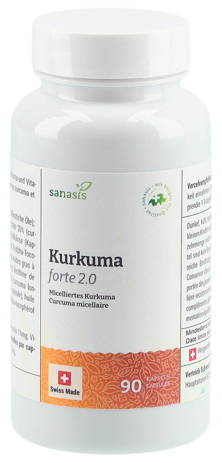 SANASIS Kurkuma Forte 2.0 Ds 90 Stk