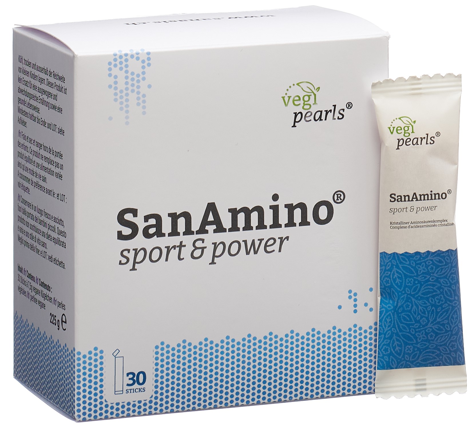 VEGIPEARLS SanAmino sport&power 30 Stick 5 g