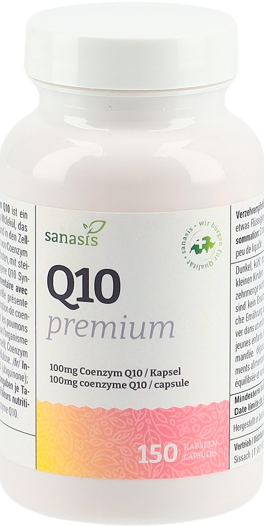 SANASIS Q10 premium Kaps 100 mg Ds 150 Stk