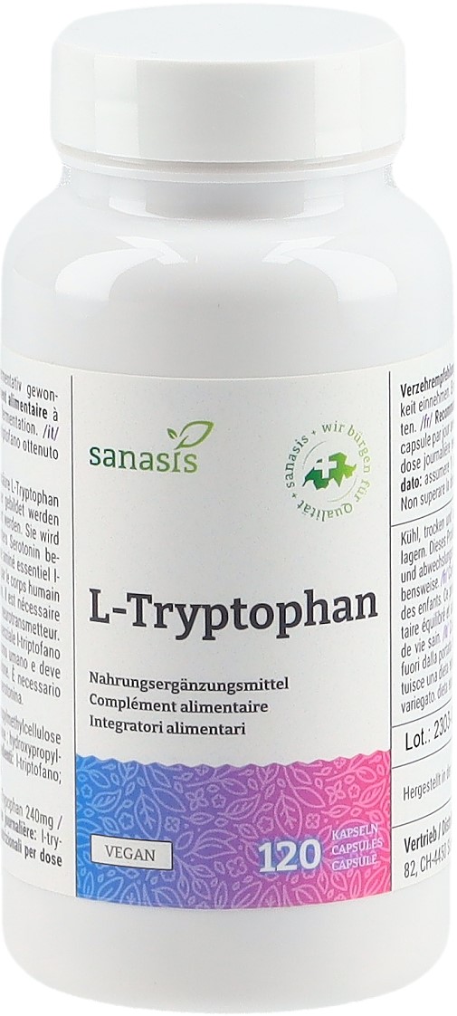 SANASIS L-Tryptophan Kaps Ds 120 Stk