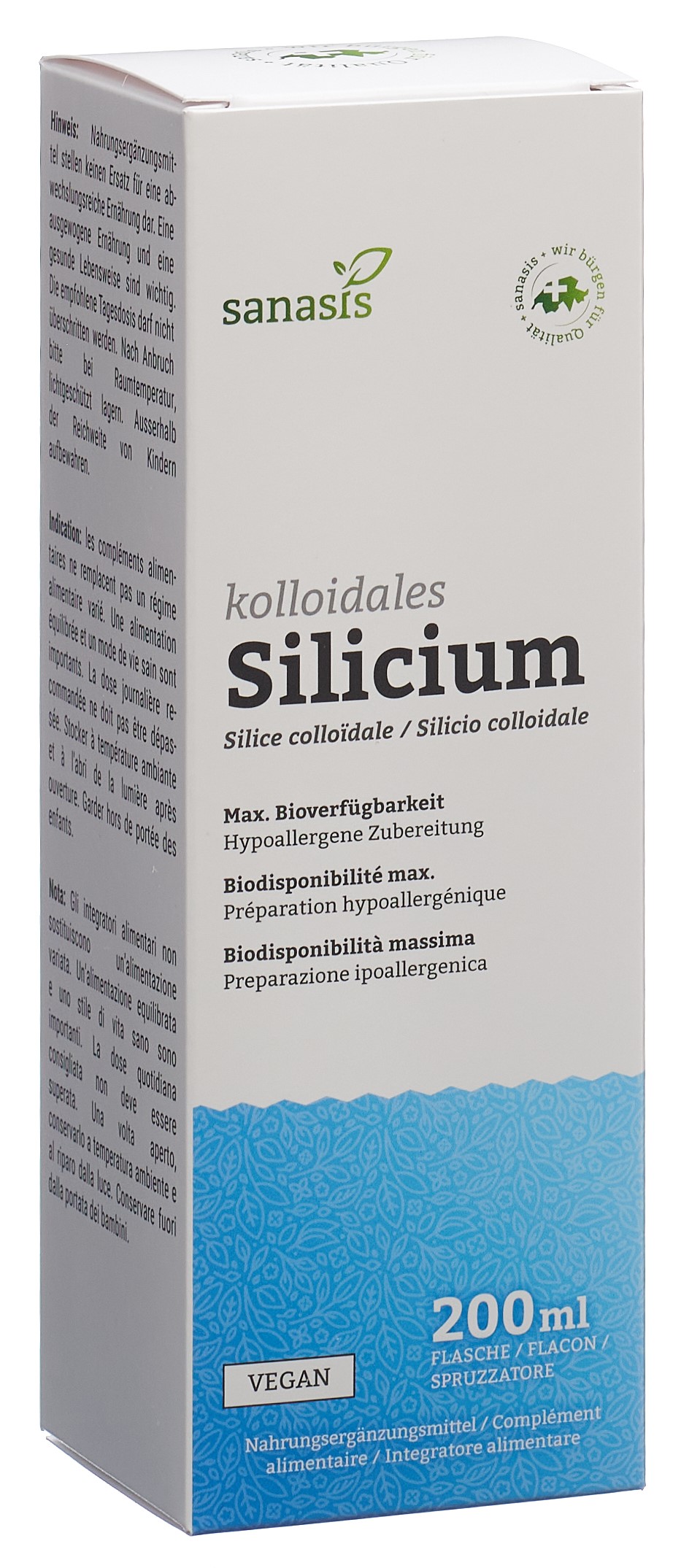 SANASIS Kollodiales Silicium Fl 200 ml