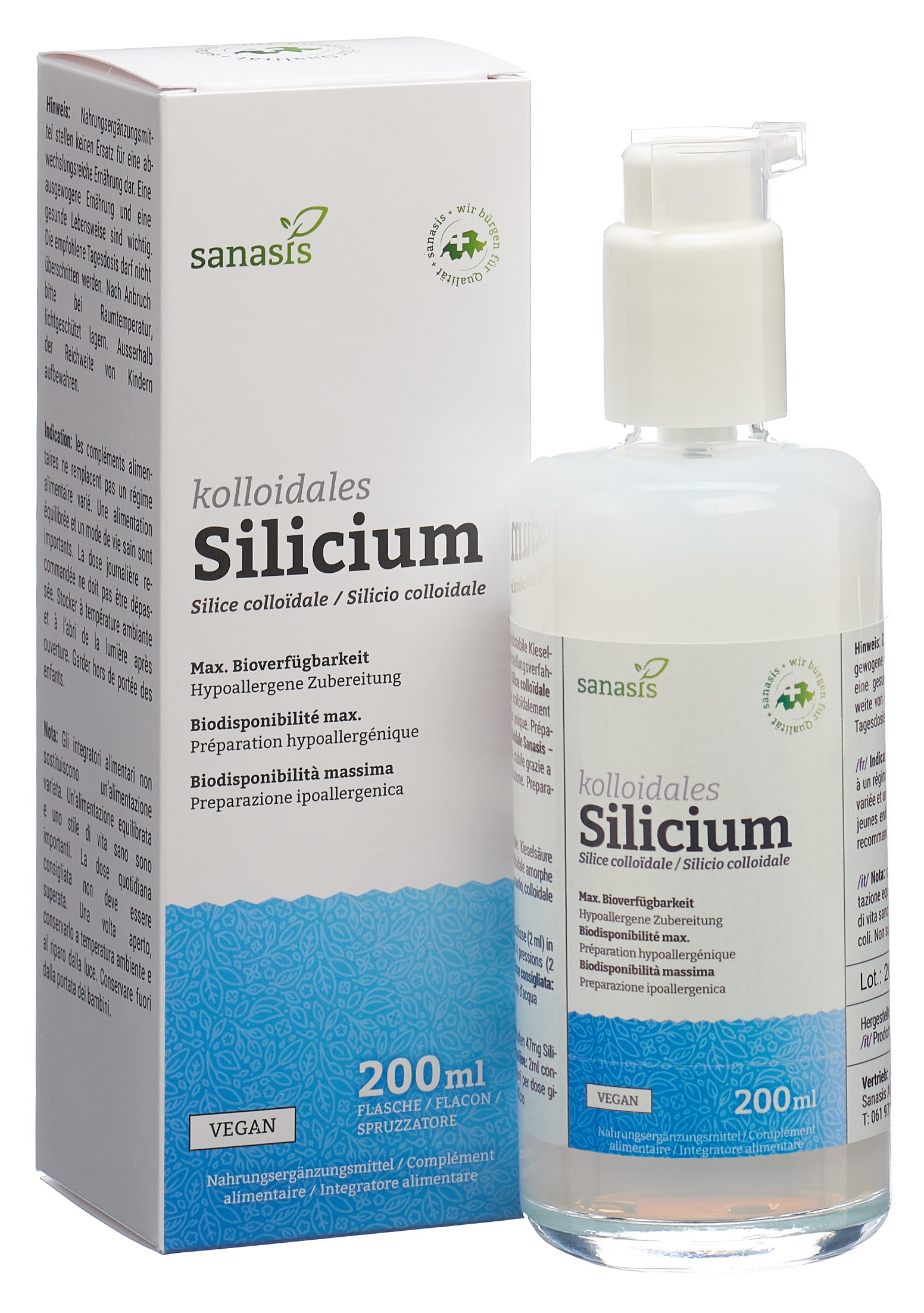 SANASIS Kollodiales Silicium Fl 200 ml
