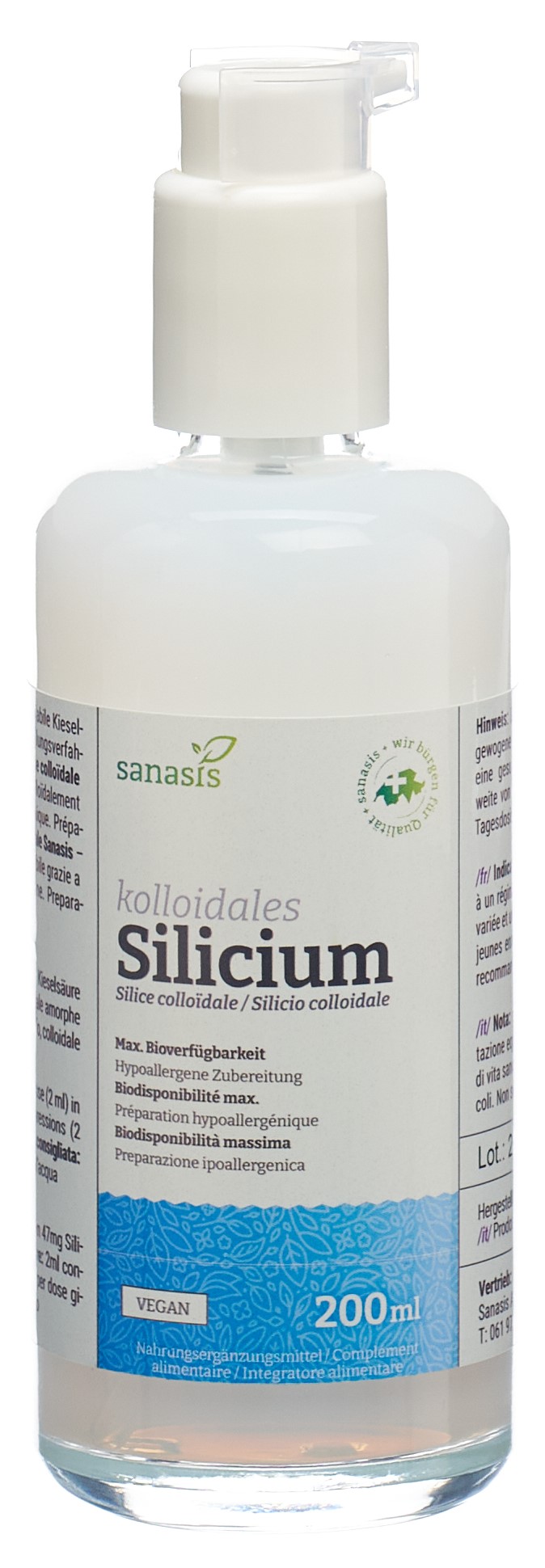 SANASIS Kollodiales Silicium Fl 200 ml