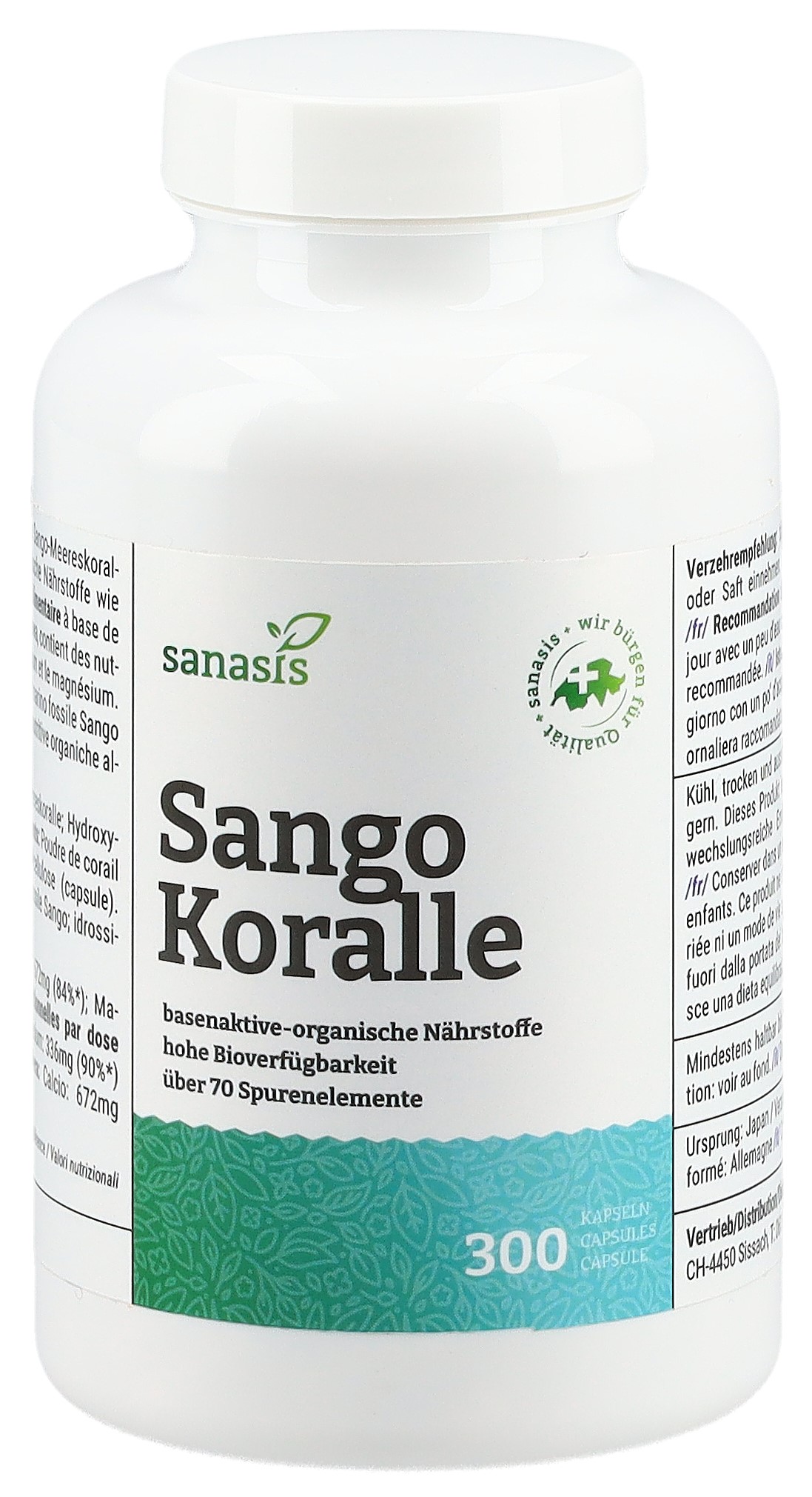 SANASIS Sango Koralle Kaps Ds 300 Stk