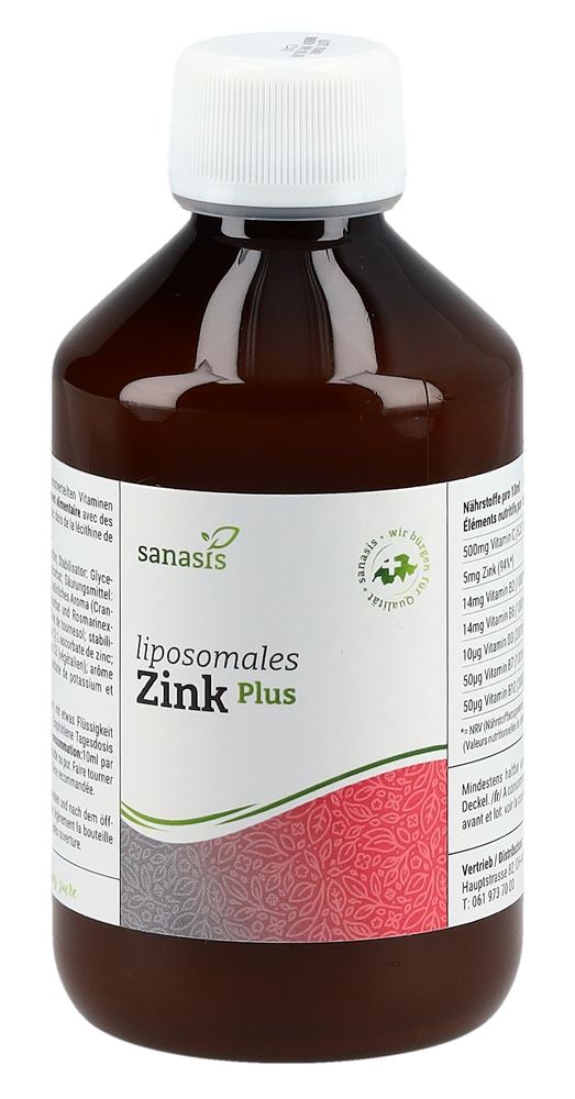 SANASIS Zink PLUS liposomal Fl 250 ml