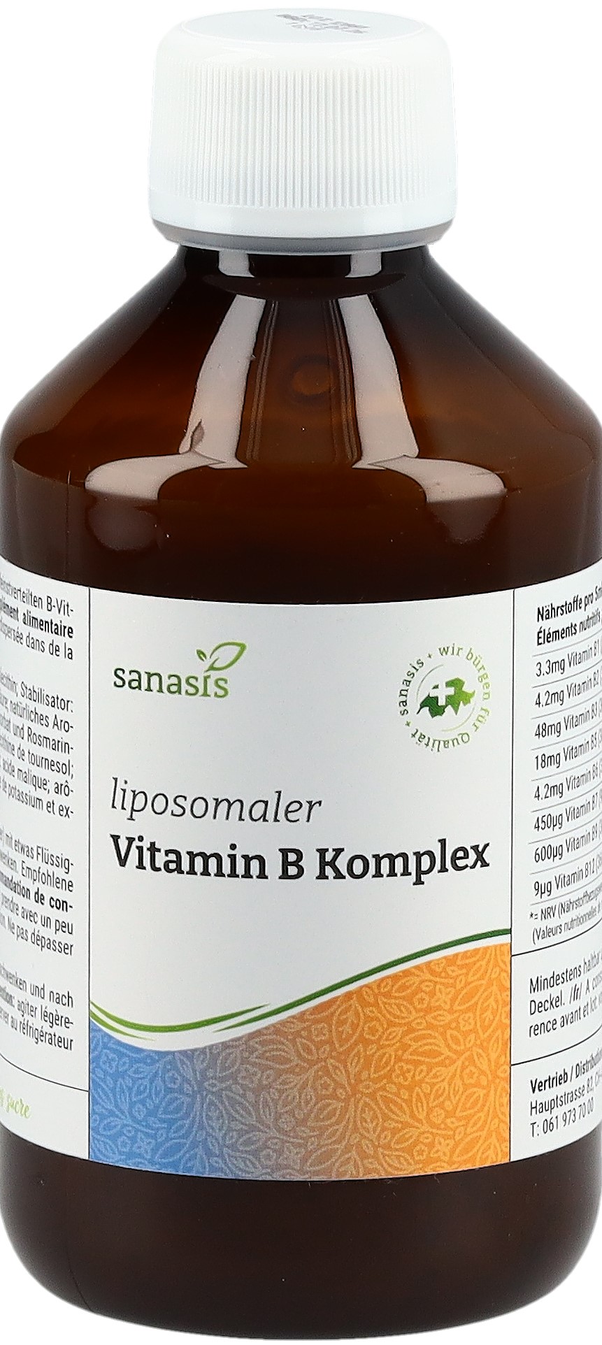 SANASIS Vitamin B Komplex liposomal Fl 250 ml