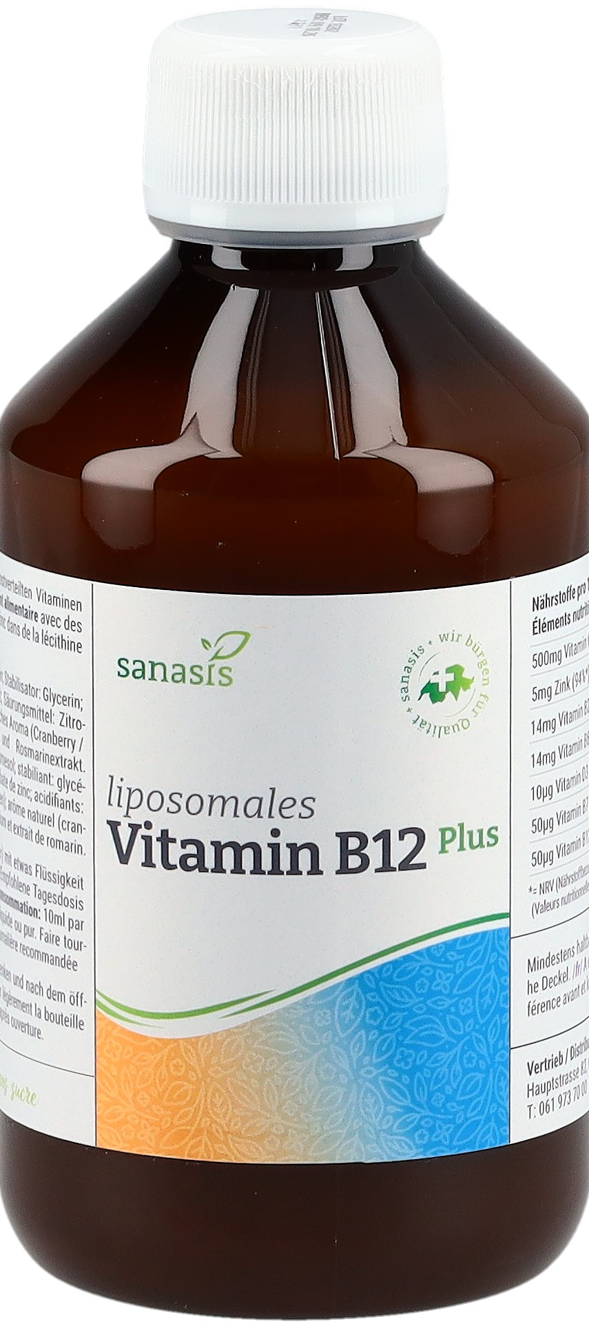 SANASIS Vitamin B12 Plus liposomal Fl 250 ml