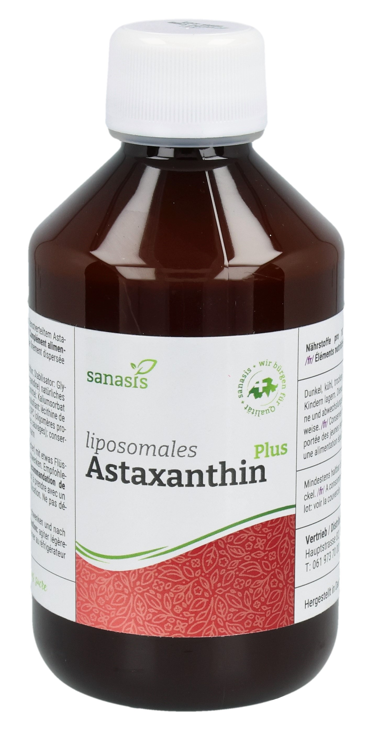 SANASIS Astaxanthin Plus liposomal Fl 250 ml