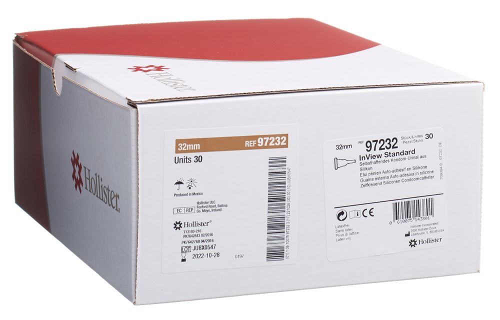 HOLLISTER InView Kondom Urinal 32mm Stand 30 Stk