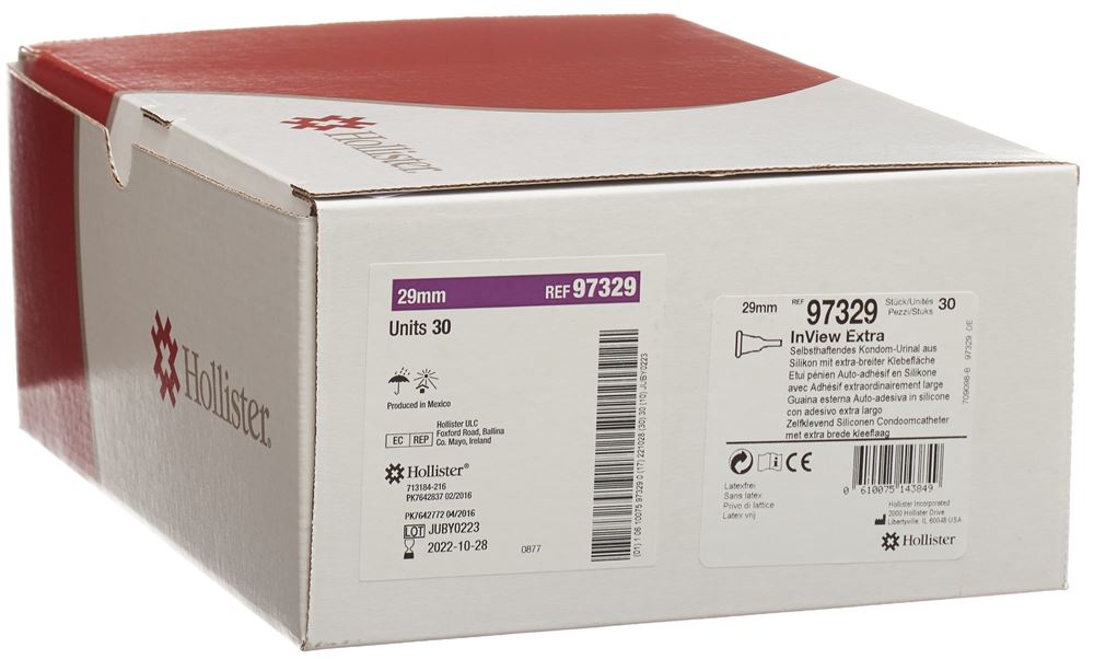 HOLLISTER InView Kondom Urinal 41mm Extra 30 Stk
