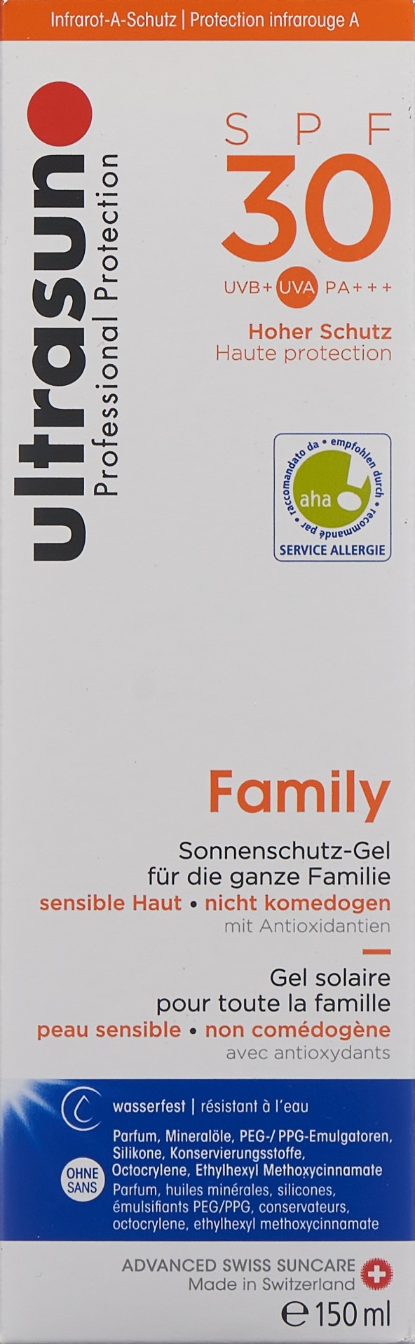 ULTRASUN Family SPF30 Tb 150 ml