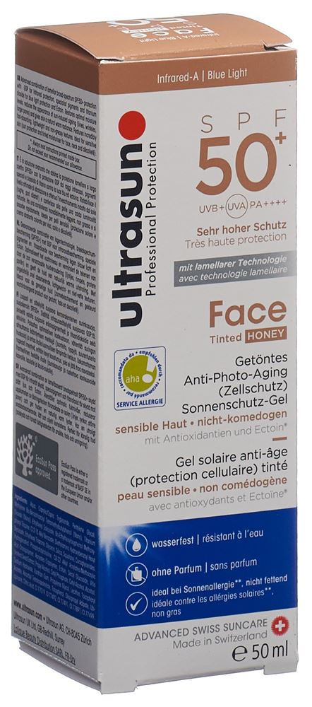ULTRASUN Face Tinted SPF 50+ Honey 50 ml