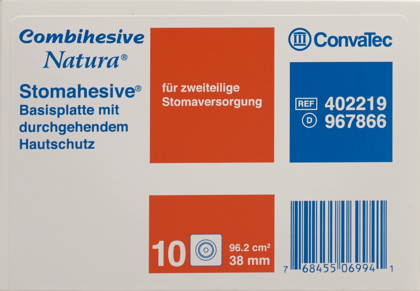 NATURA Duoflex Basisplatt 38mm 10x10cm 10 Stk