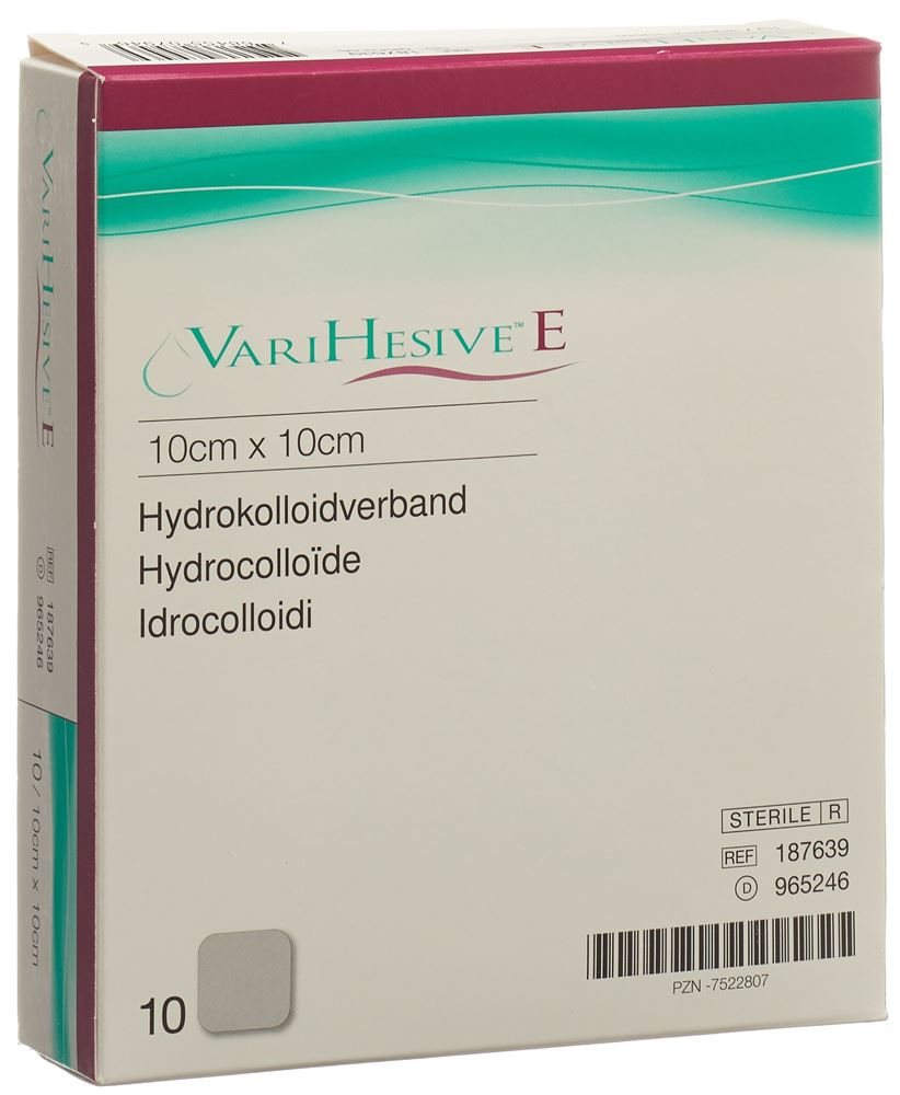VARIHESIVE E Verband 10x10cm 10 Stk