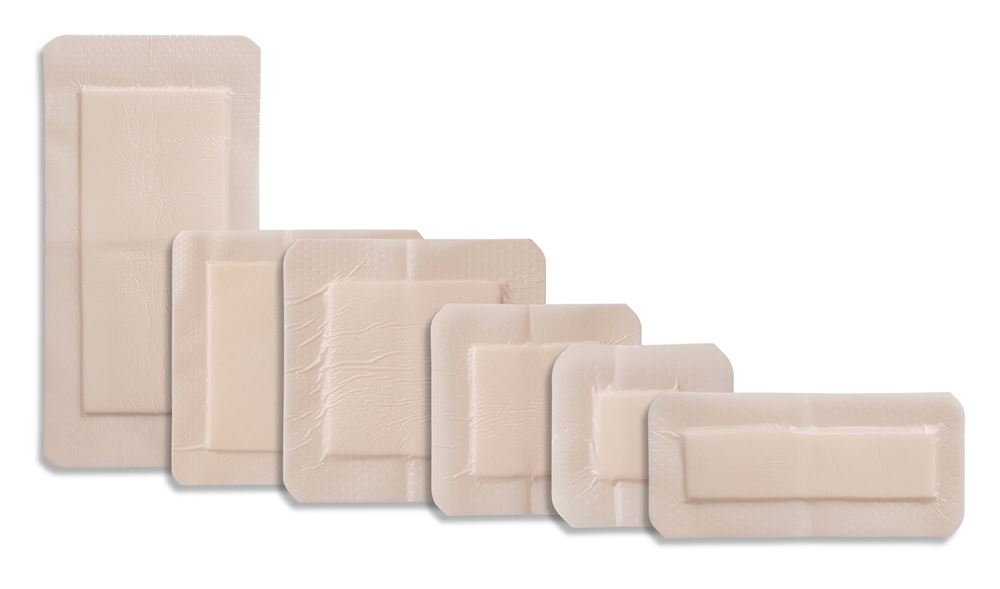 FOAM LITE Convatec Silikon-Schaum 5x5cm 10 Stk
