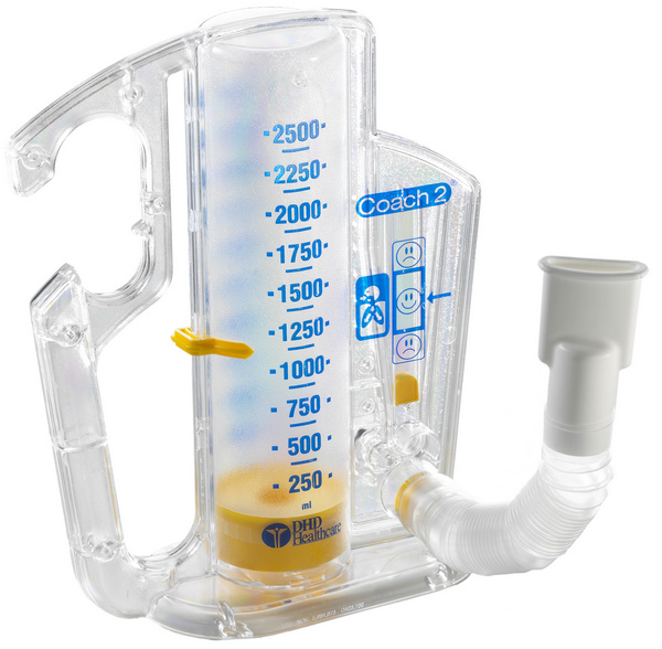 COACH 2 Incentive-Spirometer Erw 2500ml mit Vent