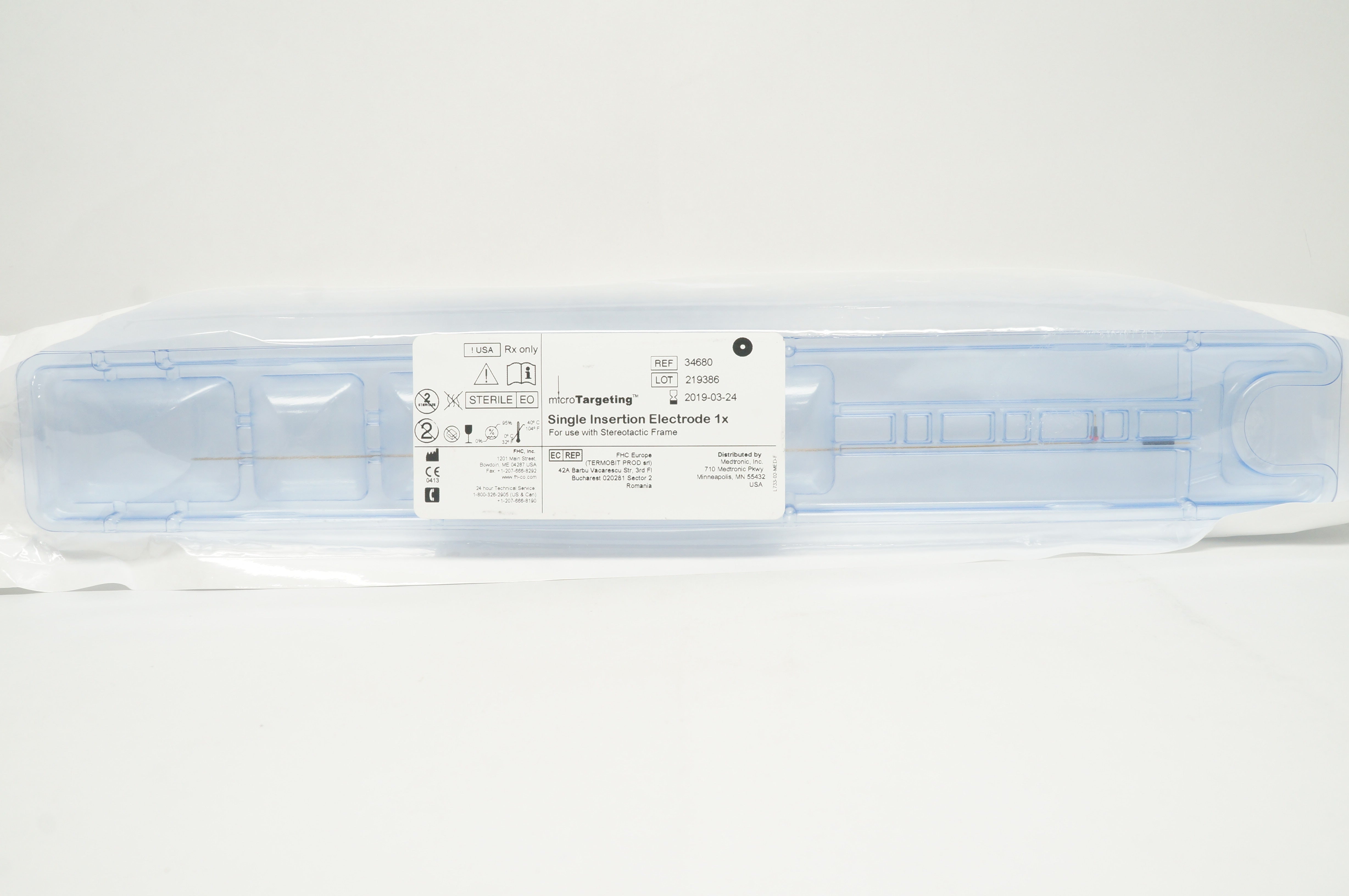 ELCTRODE 34680  S/INSRT MICRO RECD STRL