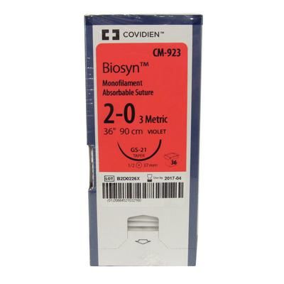 CM-923 BIOSYN* 2-0 VIO 90CM GS21 X36