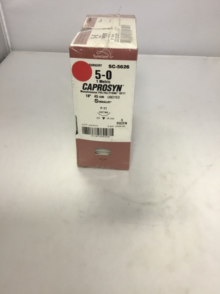 SC-5626 CAPROSYN* 5-0 UND 45CM P11 X36