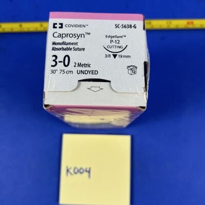 SC-5638-G CAPROSYN 3-0 UND 75CM P12X12