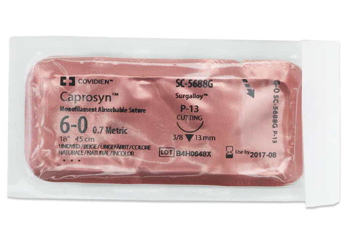 SC-5688G CAPROSYN* 6-0 UND 45CM P13X12