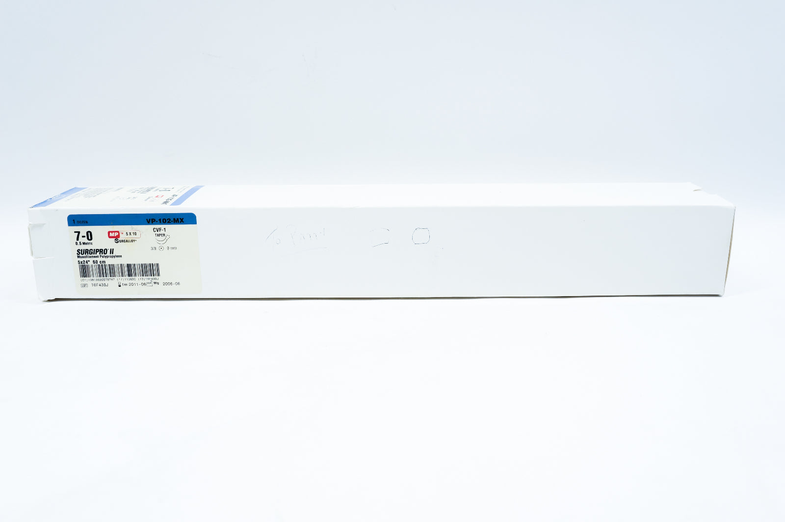 VP-701-X SURGIPRO*II 7-0 BLU 45CM CV1 DA