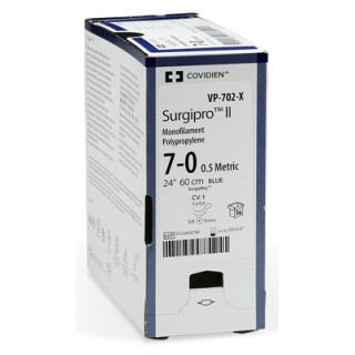 VP-702-MX SURGIPRO*II 7-0 BLU 5X60 CV1DA