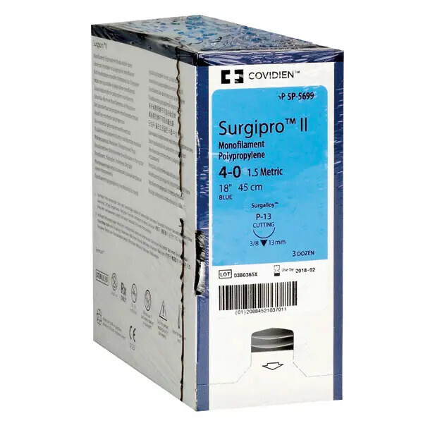 VP-706-MX SURGIPRO*II 6-0 5X75CM CV11 DA