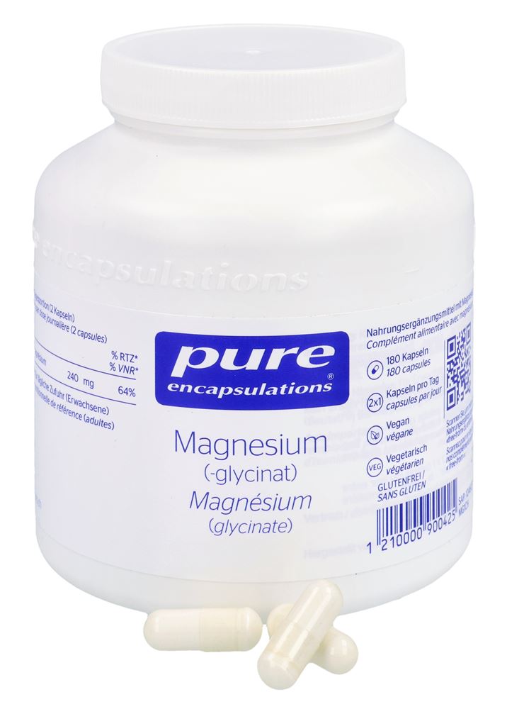 PURE Magnesiumglycinat Kaps Ds 180 Stk
