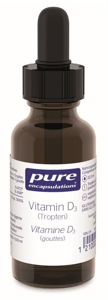 PURE Vitamin D3 Liquid CH Pip Fl 22.5 ml