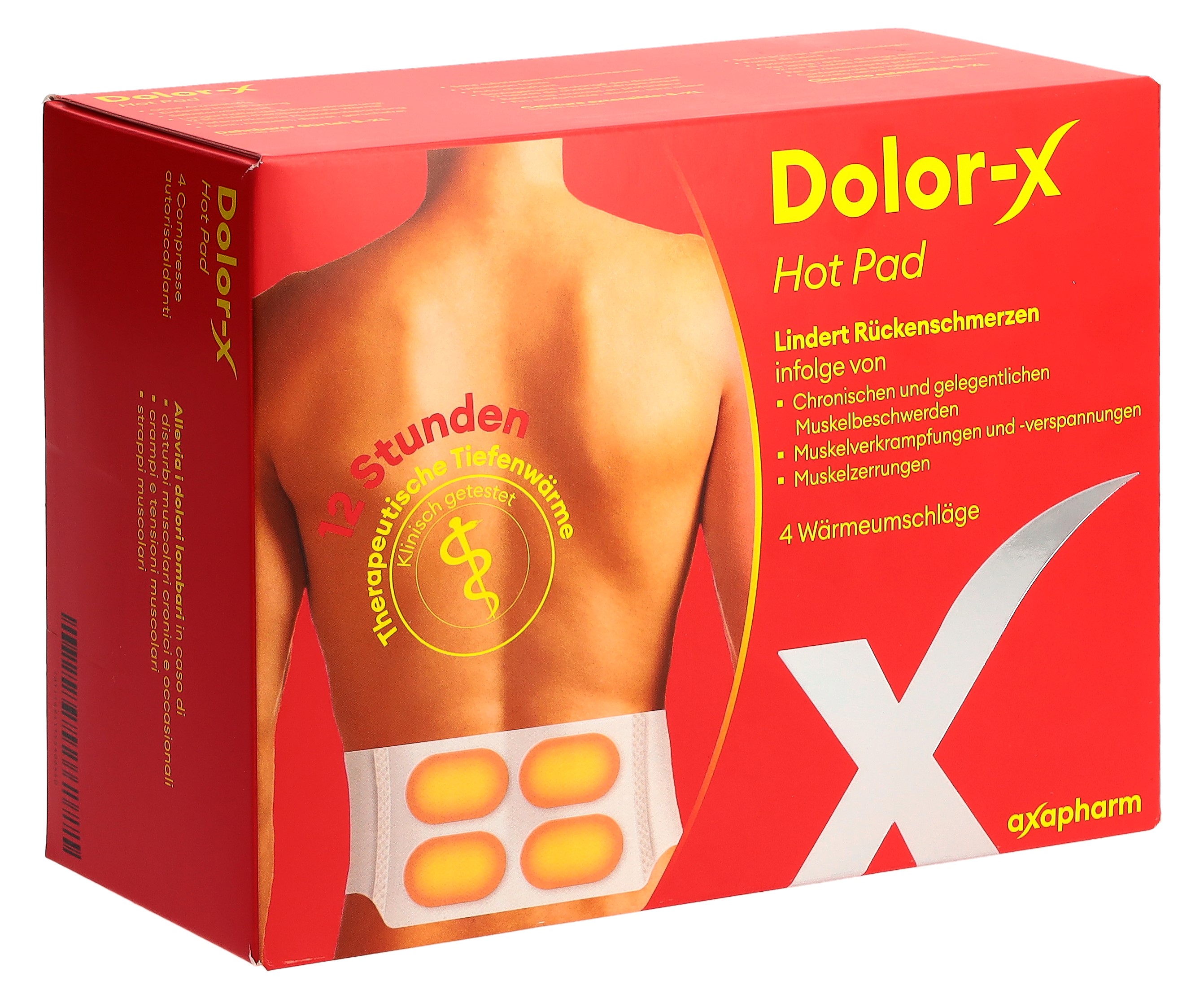 DOLOR-X Hot Pad Wärmeumschläge 4 Stk