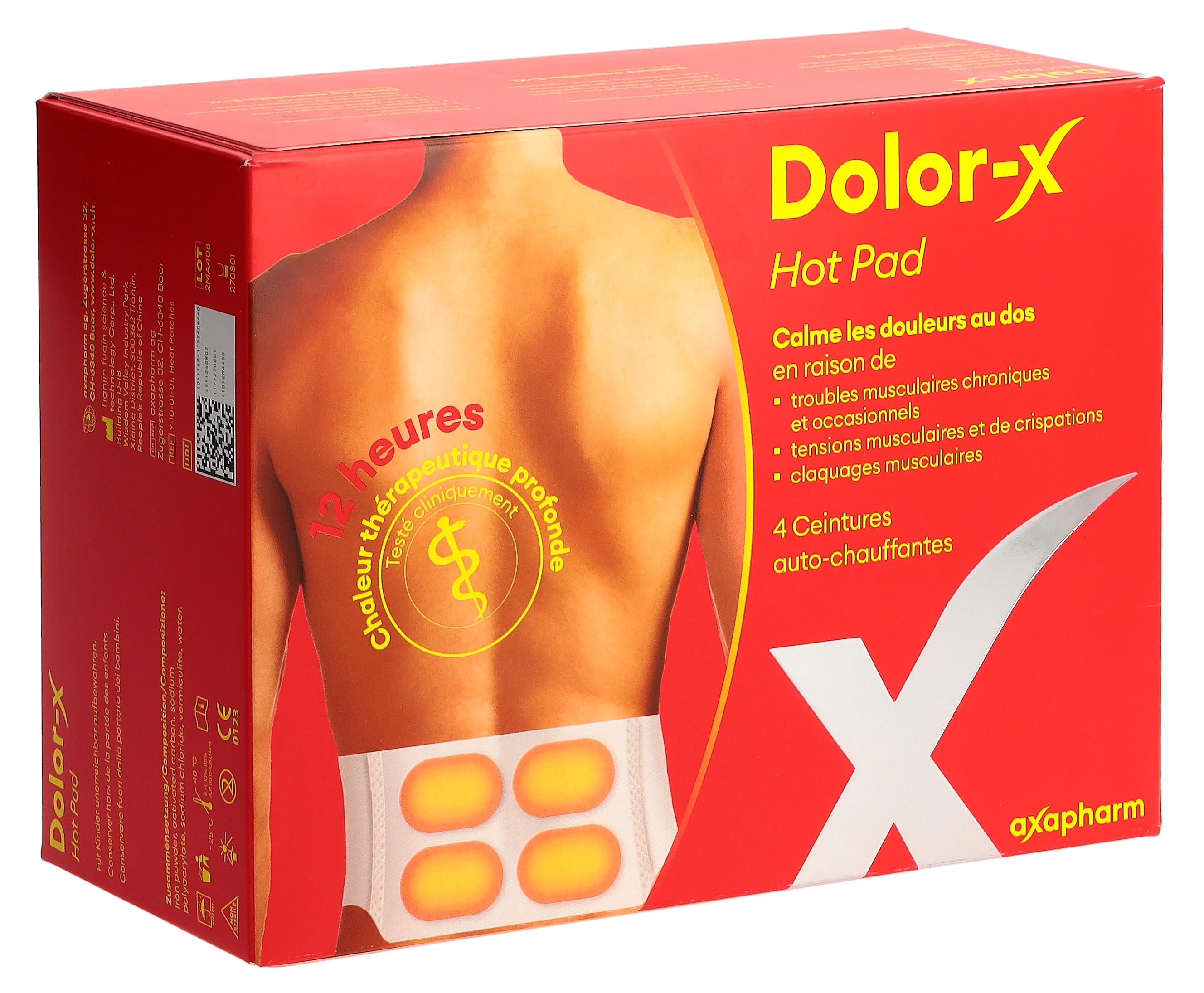DOLOR-X Hot Pad Wärmeumschläge 4 Stk