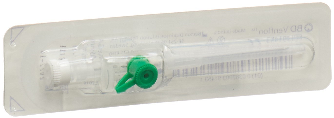 BD VENFLON 18G 1.2x45mm Luer-Lok grün